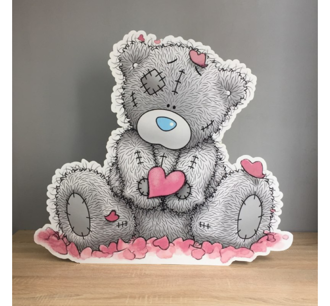 Фігура Ведмедик Тедді 3 (рожевий) ПІД ЗАМОВЛЕННЯ