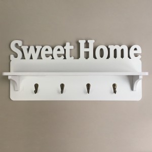 Ключниця ''Sweet Home'' біла. Термін виготовлення 3-5 робочих днів. Ключниця ''Sweet Home'' біла. Термін виготовлення 3-5 робочих днів.